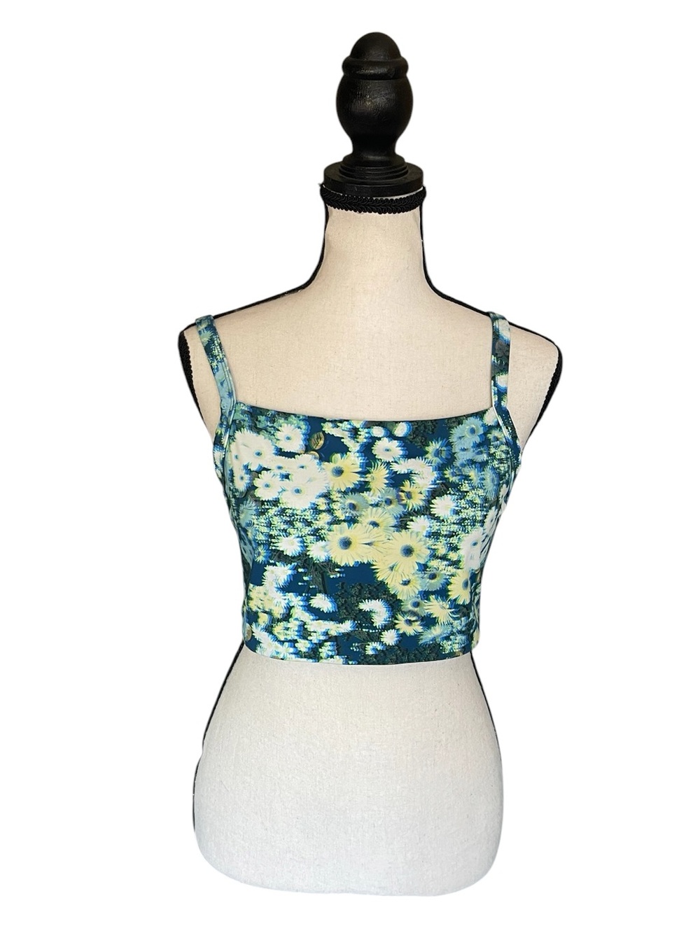 Offline by Aerie Floral Print Square Neck Sports Bra